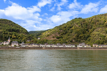 Catholic Parish Church of St. Bartholomew, Hirzenach, Boppard, Upper Middle Rhine Valley, UNESCO World Cultural Heritage Site, Rhineland-Palatinate, Germany, Europe
