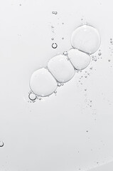 Skin serum or shampoo or shower gel or moisturizing gel. A cosmetic product for body care. Copy space