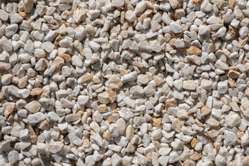 white marble chips texture For use in landscape design, and decoration in floristics