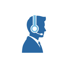 Customer service representative wearing headset provides support in office environment, showcasing professionalism and helpfulness.