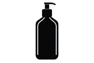 conditioner bottle vector icon silhouette