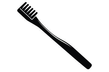 electric toothbrush vector icon silhouette