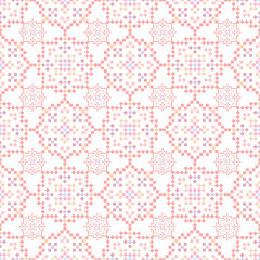 vector seamless pattern with hearts