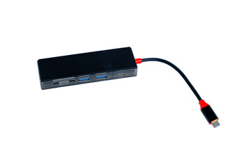 Compact USB-C Hub With Multiple USB Ports For Laptop PC And MacBooks Type-C Power Transfer
