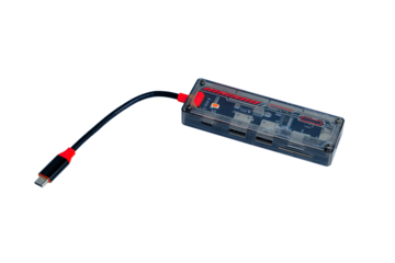 Compact USB-C Hub With Multiple USB Ports For Laptop PC And MacBooks Type-C Power Transfer