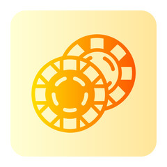 gambling gradient icon