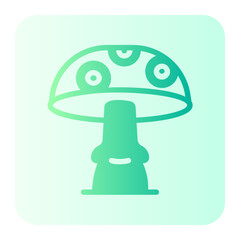 mushroom gradient icon