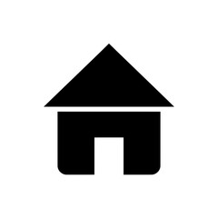 home icon on a white background