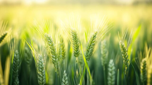 Golden wheat field symbolizing harvest and nature