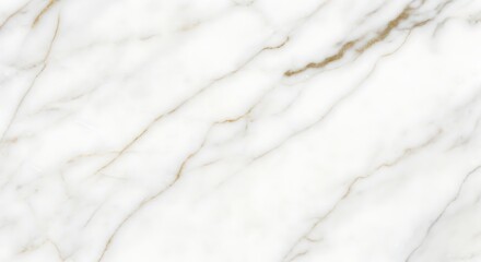 Elegant white marble texture with subtle veining and golden accents for luxurious backgrounds