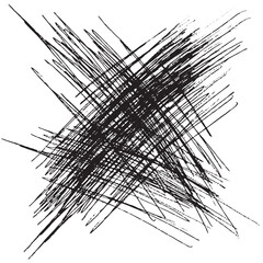 Grungy Marker Pen Random Strokes

