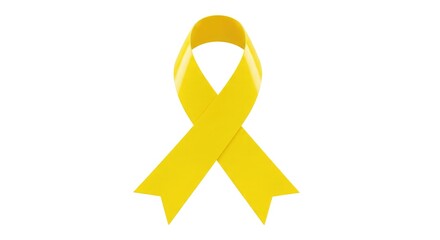 Show your support and raise awareness with this vibrant yellow ribbon, a symbol of hope, solidarity, and remembrance for various causes and advocacy campaigns