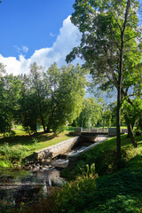 ORANIENBAUM, RUSSIA – AUGUST 24, 2025. An 18th-century palace and park complex on the shores of the Gulf of Finland.
