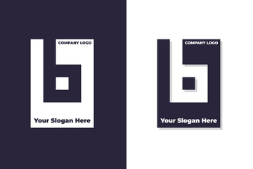 Simple B logo vector, logo creation for agencies or companies with the initial B, 2D logo vector, flat B logo