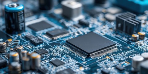 Technician Soldering Components onto a Computer Circuit Board