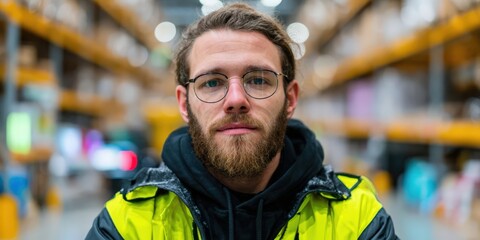 Warehouse Managers and Workers Collaborating in a Busy Storage Facility