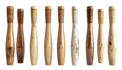 Professional Cricket Stumps and Bails Set Isolated on Clear Background

Wooden Cricket Wickets with Bails Standing on Field PNG