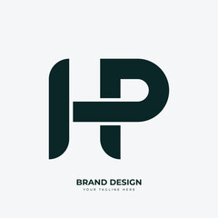 Elegant HP Creative Monogram Logo Design