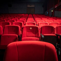 Empty movie theater