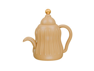 dallah icon 3d illustration render