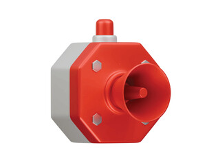 emergency siren icon 3d illustration render