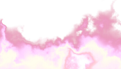 Pink smoke cloud fog dust isolated on transparent background. Colorful smoke smog misty fog steam explosion special effect. Smoke texture