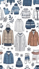 Winter clothing pattern