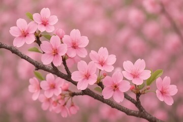 Obraz premium Latvia, Kandava, 2025-08-23, Latvijas kauss A delicate dance of pink blossoms unfolds on a softly blurred backdrop, capturing the serene beauty of nature in its purest form