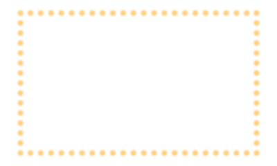 Bright retro yellow light rectangle box frame border with glowing vintage neon led lights bulbs for presentation template, advertising banner and poster decoration on transparent background