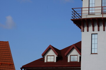 house on the roof