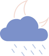 Illustration showing a bar graph with red bars decreasing in height, representing financial loss, accompanied by a yellow dollar sign isolated on transparent background