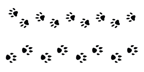 “Chicken and Animal Footprints Vector – Bird Tracks, Paw Prints, and Trail Silhouettes for Wildlife and Nature Illustrations”