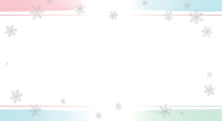 Soft pastel watercolor background with delicate floral elements and subtle glitter accents
