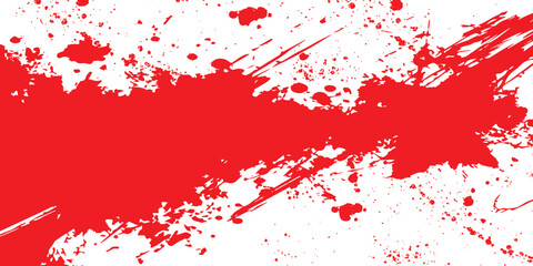 Vibrant red splatter pattern texture abstract background for design projects vector