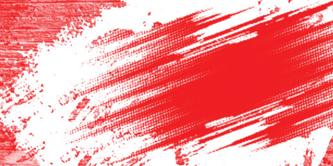 Abstract red white and pink diagonal brush stroke background texture vector