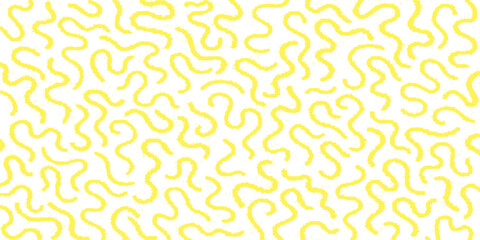 Yellow lines and golden stars form a seamless vector pattern for a vibrant geometric design on paper or textile. decoration, backdrop, floral, wave, swirl, ornament, decor, color, curve, tile, style
