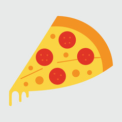 vector illustration of pizza