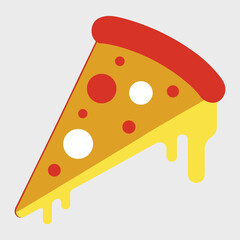 vector illustration of pizza