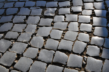 Old stone paving