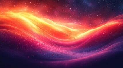 Obraz premium Abstract fiery waves in vibrant colors