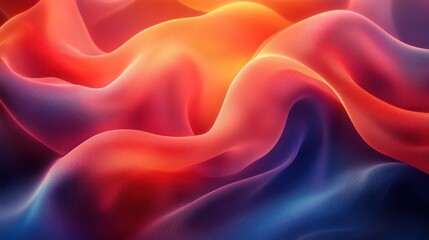 Obraz premium Abstract vibrant flowing colors