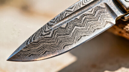 Close up of Knife Blade