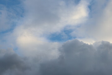 Obraz premium blue sky cloud, clouds background, abstract