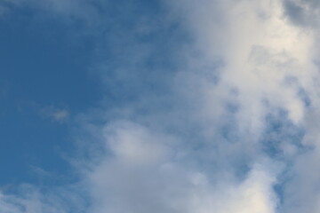 Obraz premium blue sky cloud, clouds background, abstract