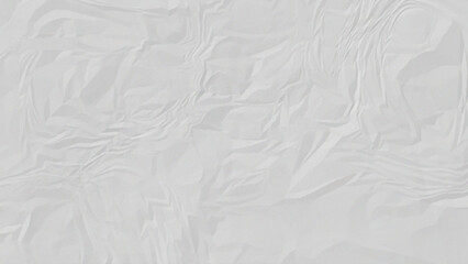 Wrinkled White Paper Texture Background – Realistic Crumpled Paper Sheet with Folds and Creases – Minimal Grunge Poster Texture for Design, Mockup, and Vintage Paper Aesthetic
