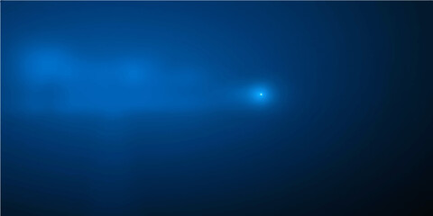 Abstract digital art: blue lines glow with a flash of energy on a dark space backdrop in a wave motion design