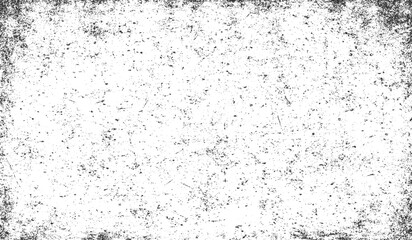 Grunge dust texture background in black and white minimalist vector illustration design with distressed rough surface and vintage artistic effect.