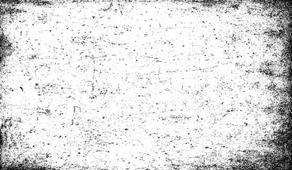 Grunge dust texture background in black and white minimalist vector illustration design with distressed rough surface and vintage artistic effect.