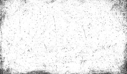 Grunge dust texture background in black and white minimalist vector illustration design with distressed rough surface and vintage artistic effect.