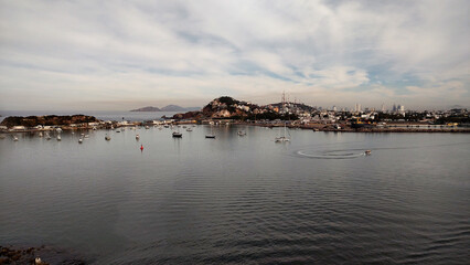 Mazatlán Harbor with Sailboats